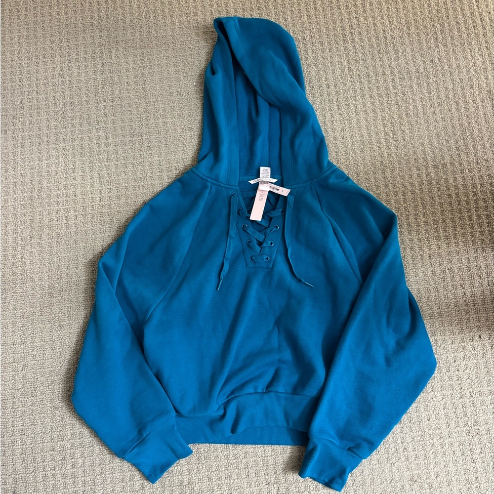 NWT Victoria's Secret Lace-Up Hoodie